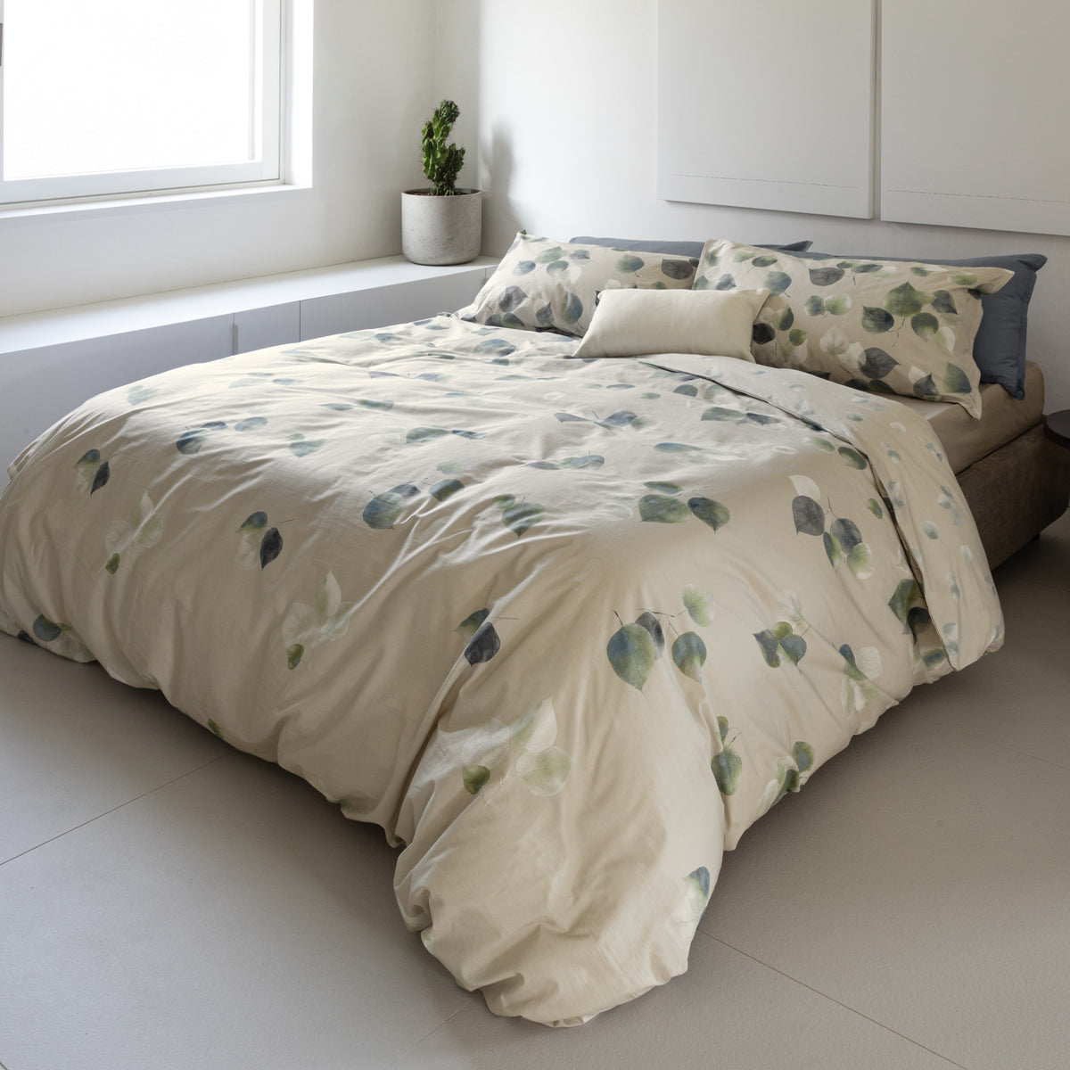 Parure Copripiumino Double CALDO COTONE 2622 Letto Cogal