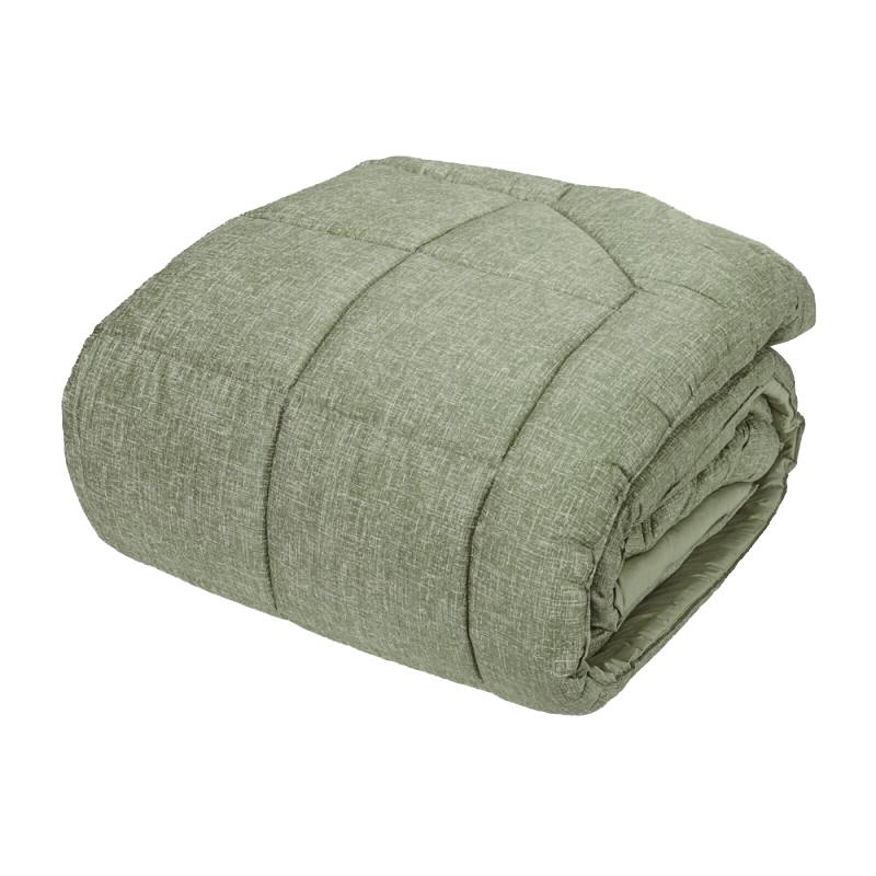 Trapunta Raso 300TC Baco Letto Fazzini 270 x 270 Verde