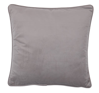 Fodera Cuscino Arredo Piping VELLUTO Made in Italy Soggiorno Moreali Tessile Casa 50 x 50 Perla 19