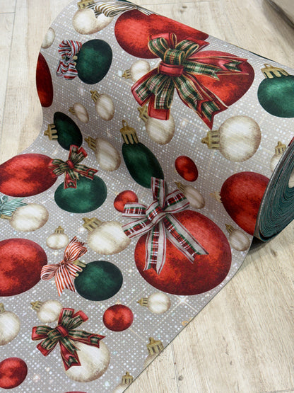 Tappeto Da Cucina al Metro Christmas Carol Soggiorno Moreali Tessile Casa 52 cm Natalizio