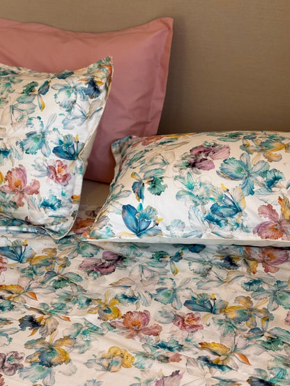 Completo Lenzuola Copriletto Raso Priscilla Letto Galizzi