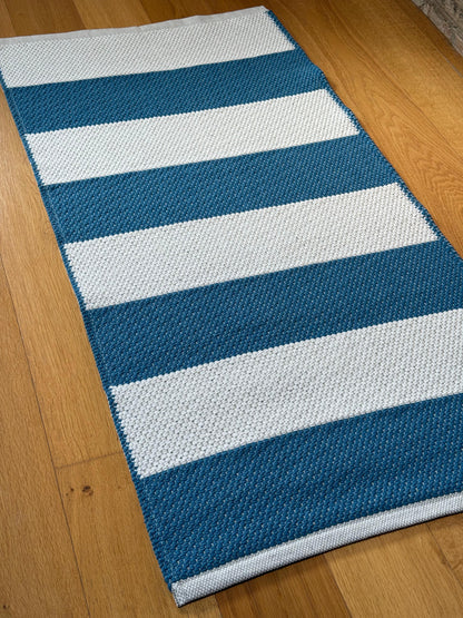 Tappeto Artigianale Lino/Cotone STRIPES Soggiorno Moreali Tessile Casa