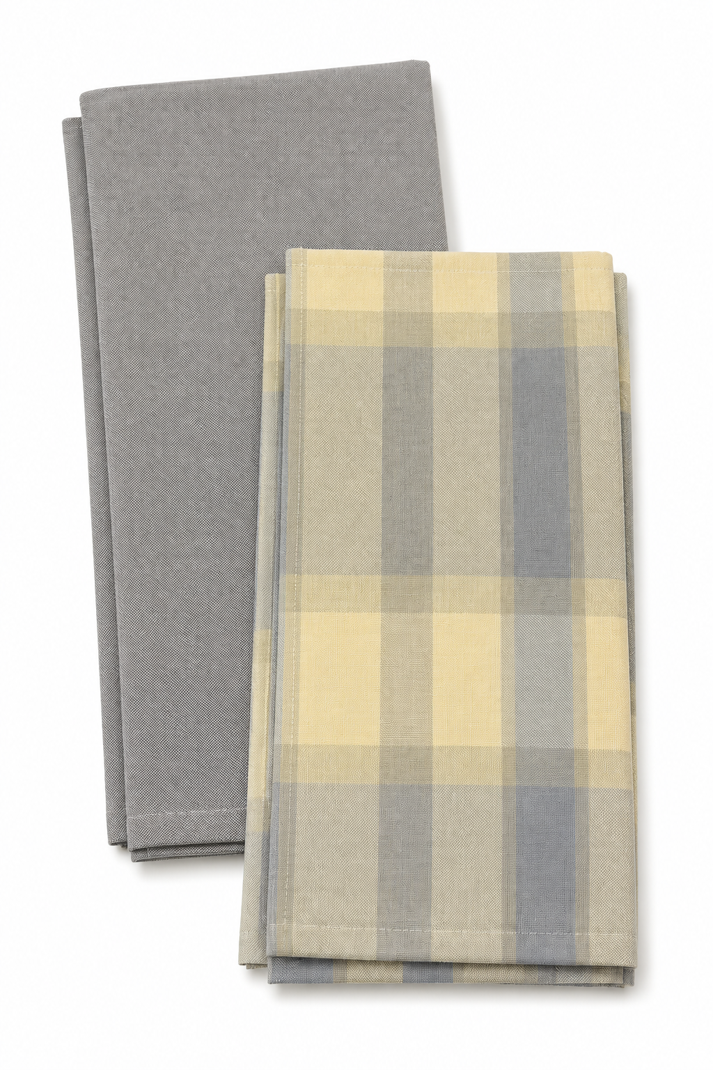 Set 2 Canovacci Tinto Filo WILLIAM + Antracite Cucina Bossi x Moreali 50 x 70 cm Tinto Filo
