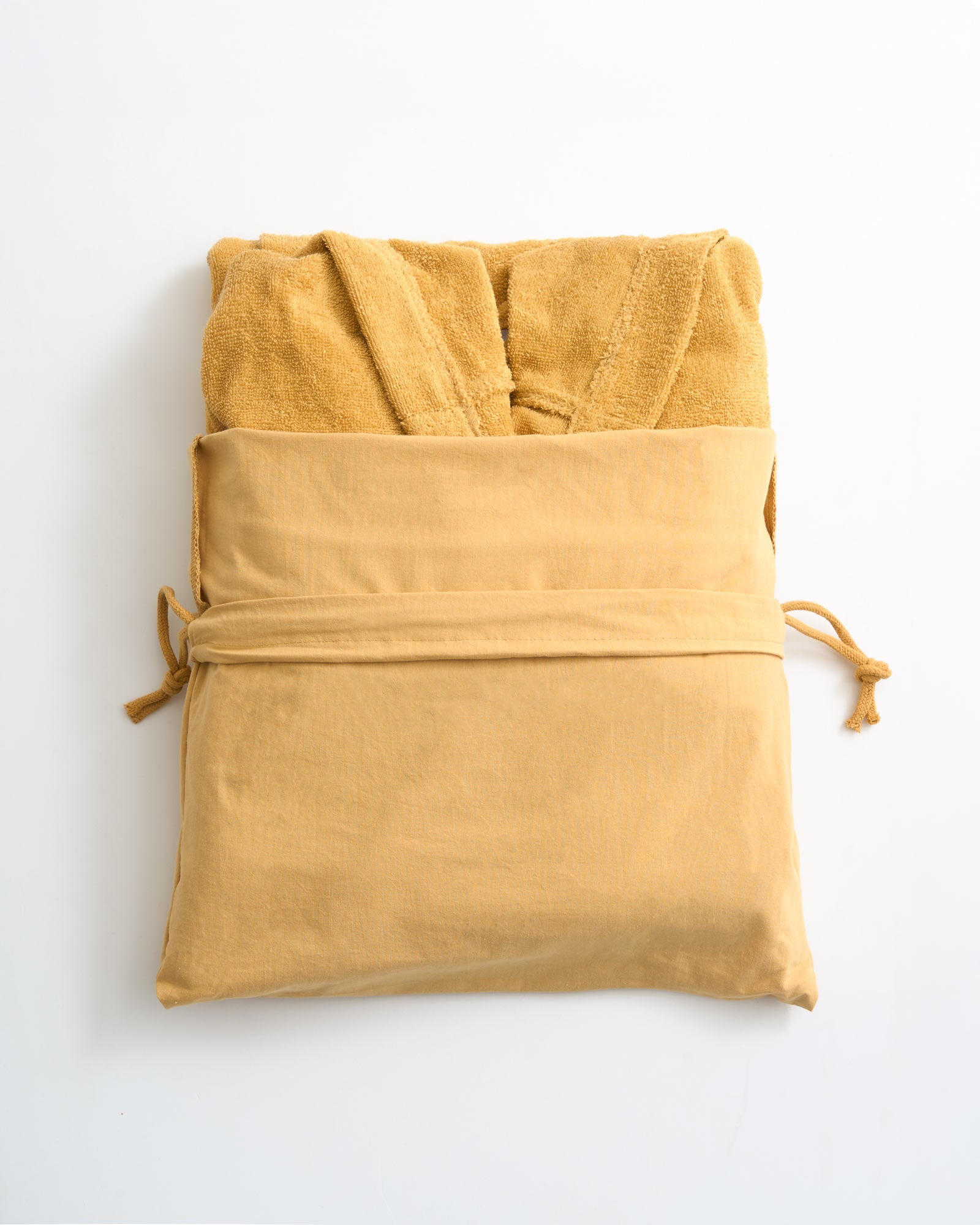 POPUP - Accappatoio Spugna Leggera TRAVEL Bagno Moreali Tessile Casa S Ocra