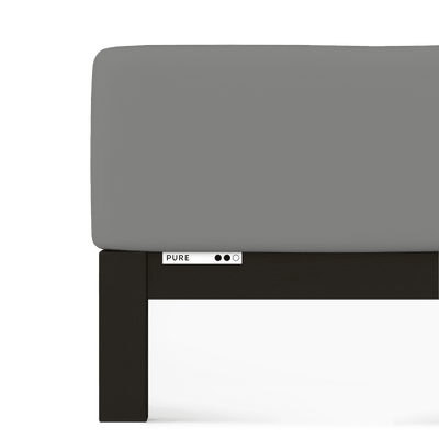 Sotto con Angoli in Jersey-Elastan PURE H.40 Materasso Moreali Tessile Casa L - Matrimoniale/Francese | da 140x190 a 160x220 Grigio 128