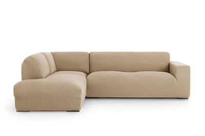 Copridivano Chaise Longue Bracciolo Alto Soggiorno Belmarti Destra Tortora