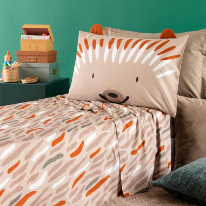 Completo Lenzuola KIDS Percalle Stampato Ciuffi Letto Riviera