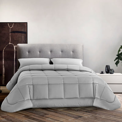 Trapunta Raso 300TC LUXURY Letto Moreali Tessile Casa 270 x 270 Perla