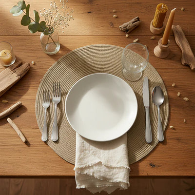 Set 4 Sottopiatti INTRECCIO Accessorio Moreali Tessile Casa