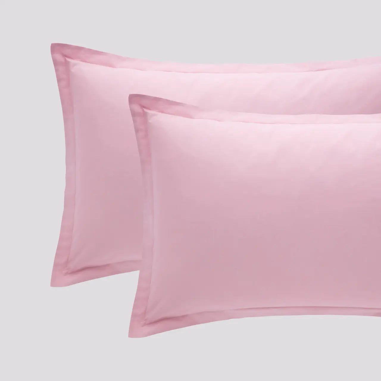 Coppia Federe Cotone MADAPOLAM Letto Riviera 50 x 80 Rosa Antico