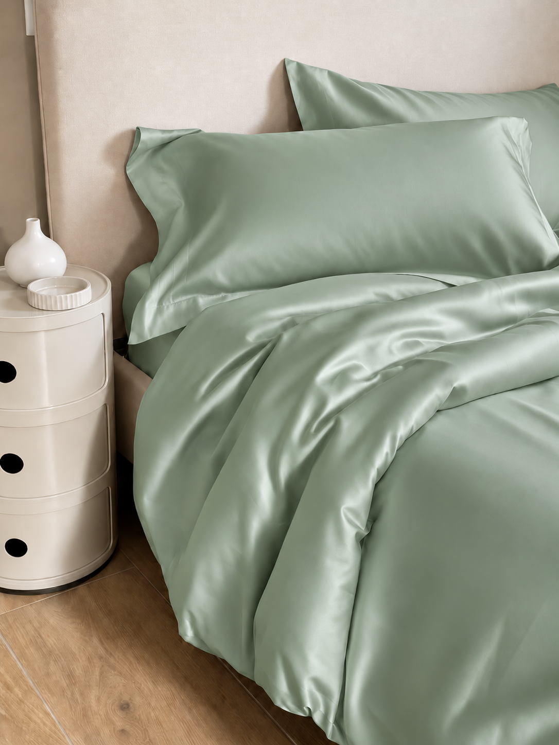 PROMO COMBO: Parure Copripiumino Raso Unito HOTELLERIE