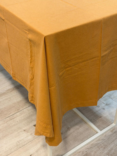 POPUP - Tovaglia Stone Washed PANAMA Cucina Moreali Tessile Casa 140 x 180 Ambra