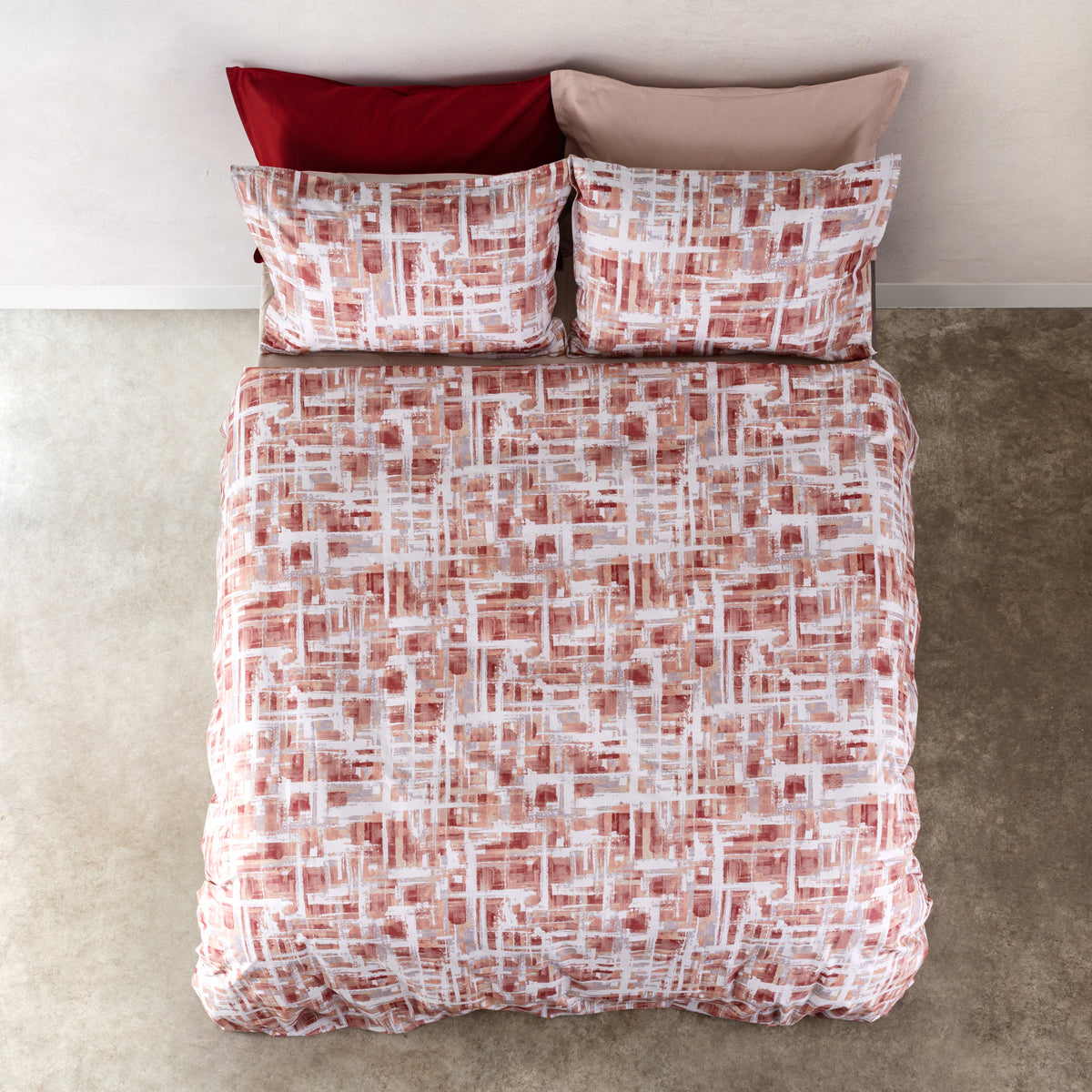 POPUP - Parure Copripiumino Double Day Dream 2675 Letto Cogal Matrimoniale Lino