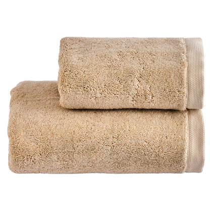 Set Asciugamani Super Soft ABBRACCIO Bagno Moreali Tessile Casa 60 x 100 / 40 x 60 Tortora