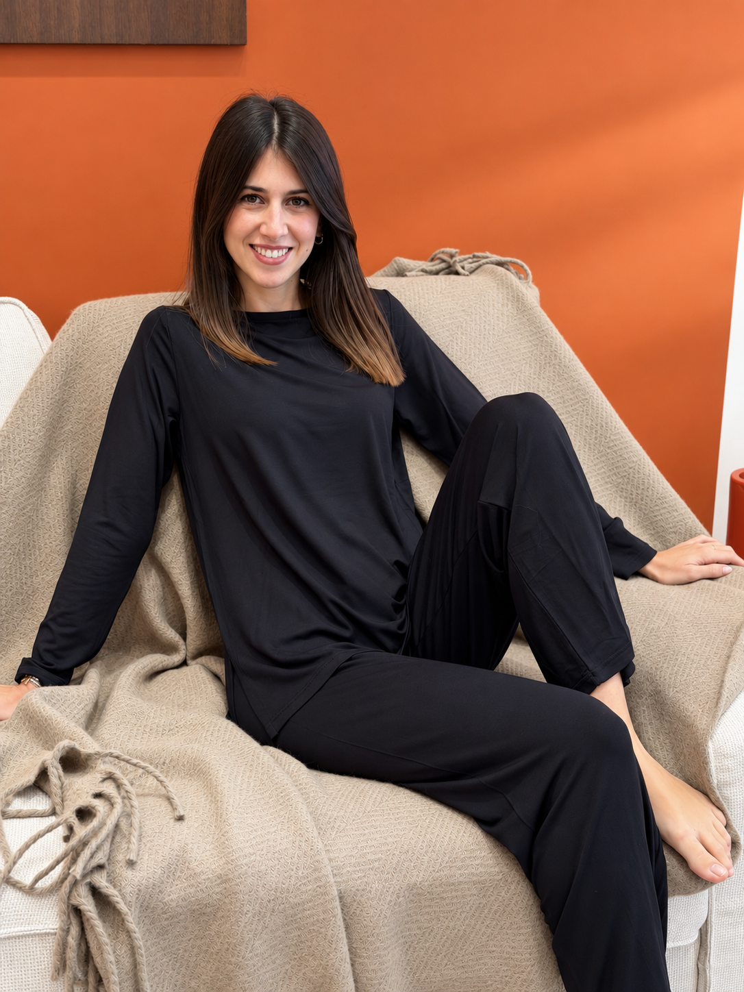 Pigiama In Viscosa EASY Abbigliamento Moreali Tessile Casa