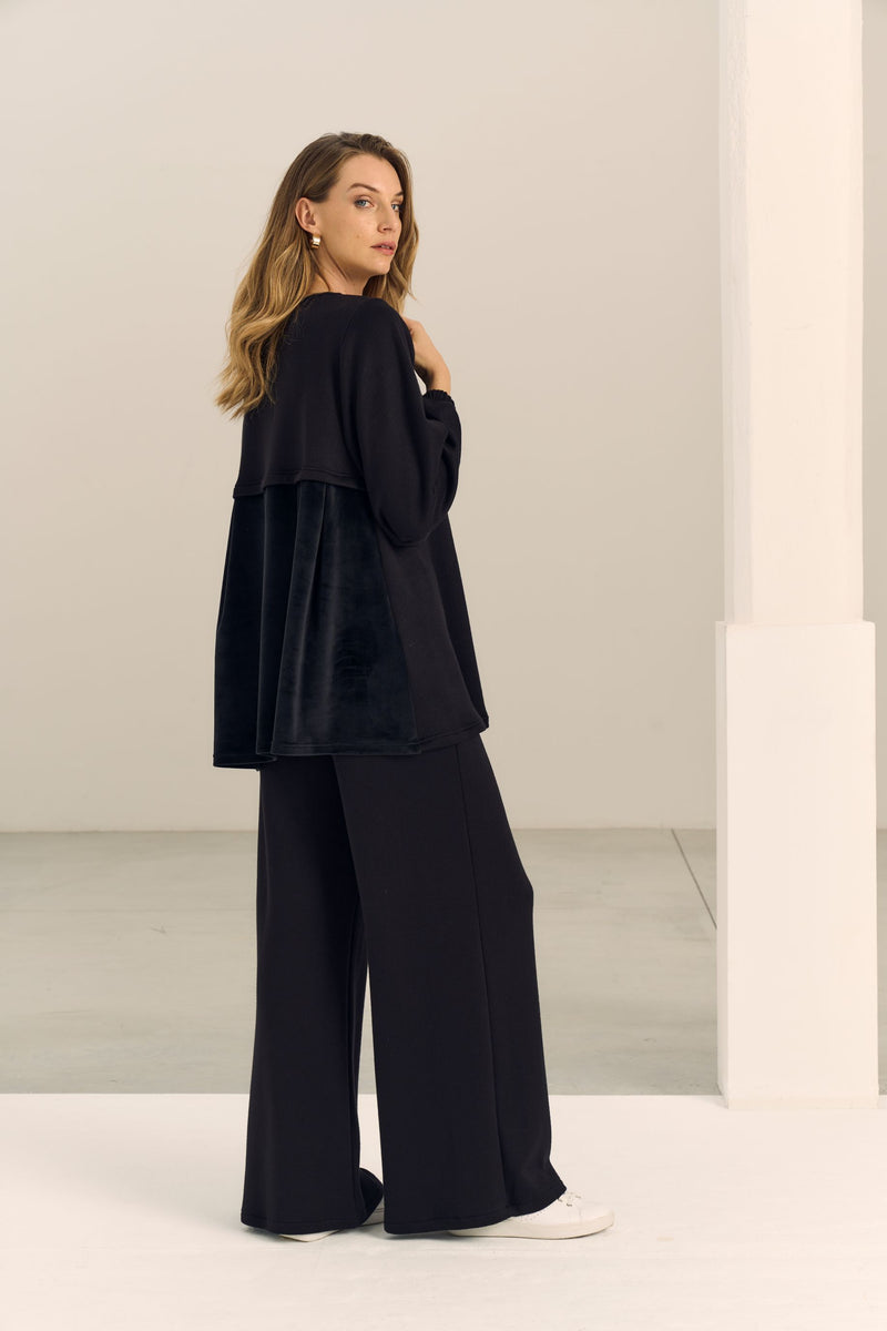 Blusa Inserto Ciniglia ANTONELLA Abbigliamento Moreali Tessile Casa