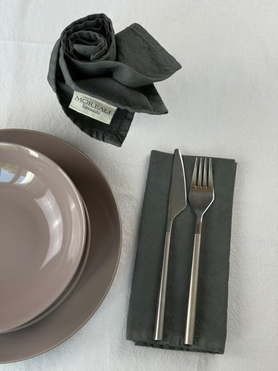 Set 4 Tovaglioli No-Stiro Cotone STONE Cucina Moreali Tessile Casa