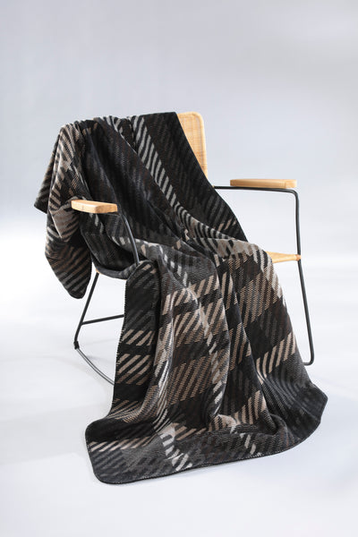 Plaid Caldo Cotone Midnight