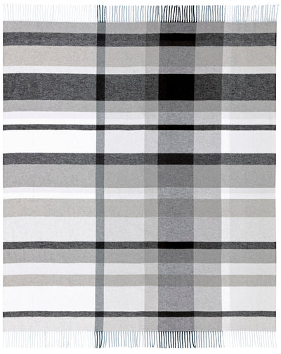 Plaid Sfrangiato Harmony Grey Made in Italy Soggiorno Borbo