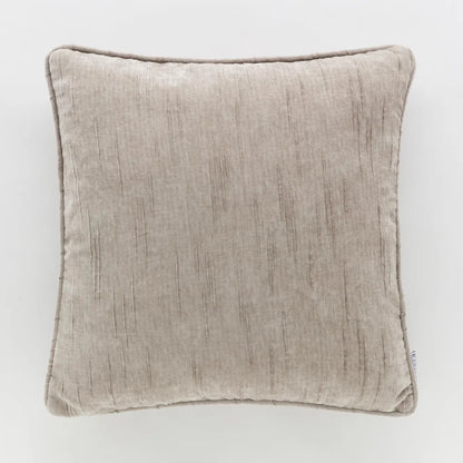 Cuscino Arredo Ciniglia Fiammata Lorey Soggiorno Riviera 50 x 50 Tortora