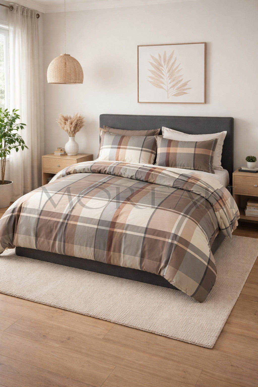 Parure Copripiumino BOSSI Bruce Letto Bossi Matrimoniale Tinto Filo