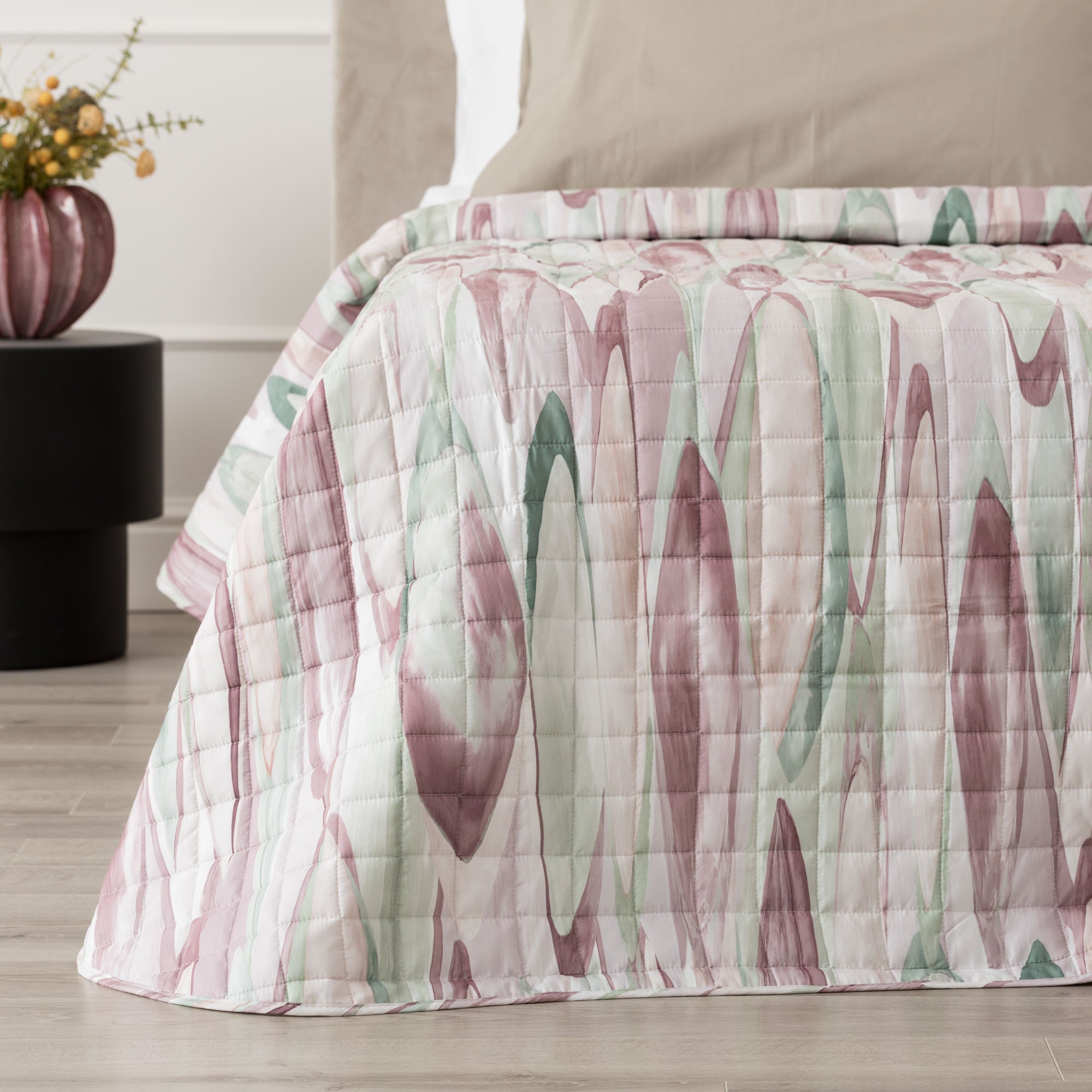 Trapuntino in Microfibra Stampato VEGA Letto Riviera