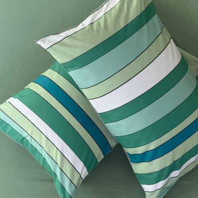 Federa Singola Cotone BAIADERA Letto Moreali Tessile Casa 50 x 80 cm Giungla