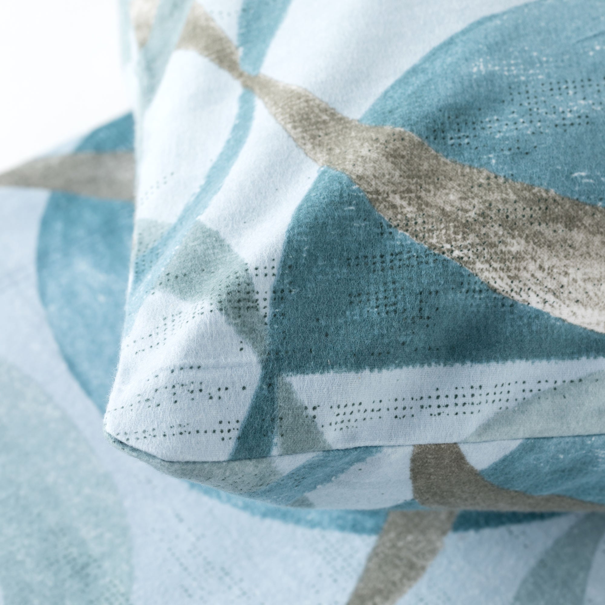 Completo Lenzuola Flanella Cotone Stampato Robert Letto Riviera