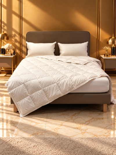 Piumino d'oca Ungherese 800 CUIN - IMPERIALE Letto Cinelli x Moreali Matrimoniale 250 x 215 Medio