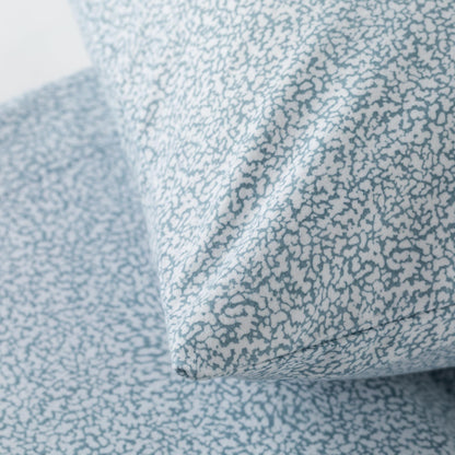 Completo Lenzuola Flanella Cotone Stampato Cloudette Letto Riviera