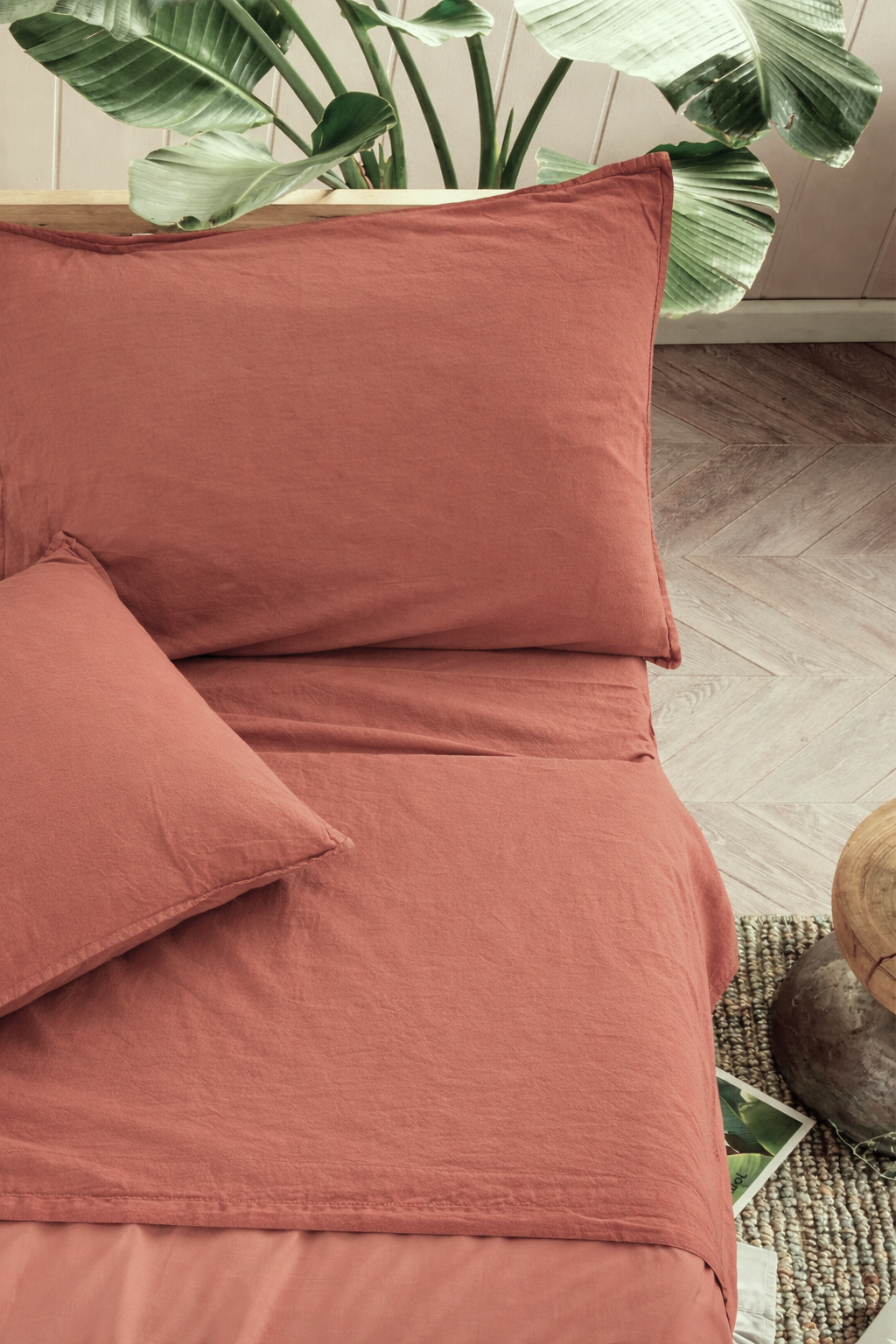 Parure Lenzuola Cotone No-Stiro ESSENZIALE Letto Moreali Tessile Casa Matrimoniale 250 x 295 Marrakech