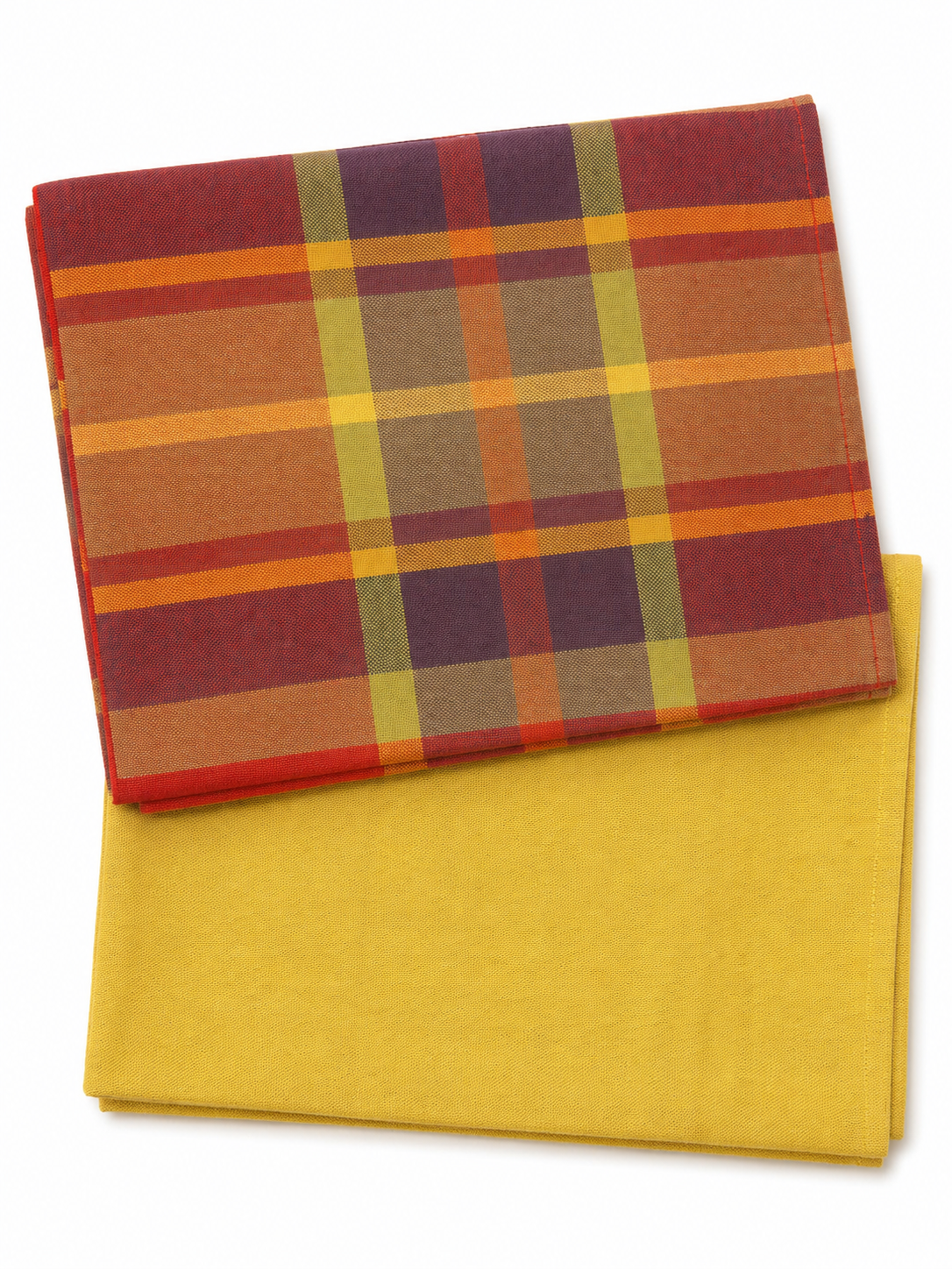 Set 2 Canovacci Tinto Filo HAZEL + Ocra Cucina Bossi x Moreali 50 x 70 cm Tinto Filo
