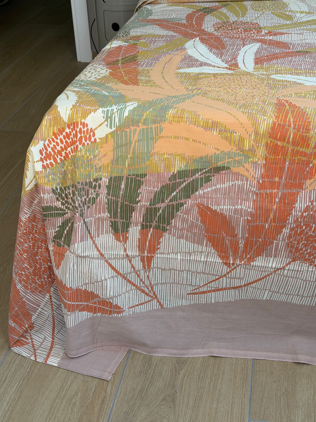 Completo Lenzuola Cotone Stampato LARIZA Letto Riviera
