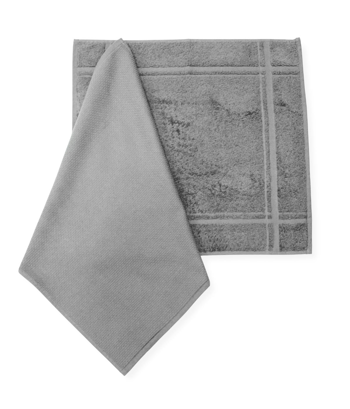 Set Canovacci Tela+Spugna APINO Cucina Moreali Tessile Casa 50 x 50 / 50 x 50 Grigio