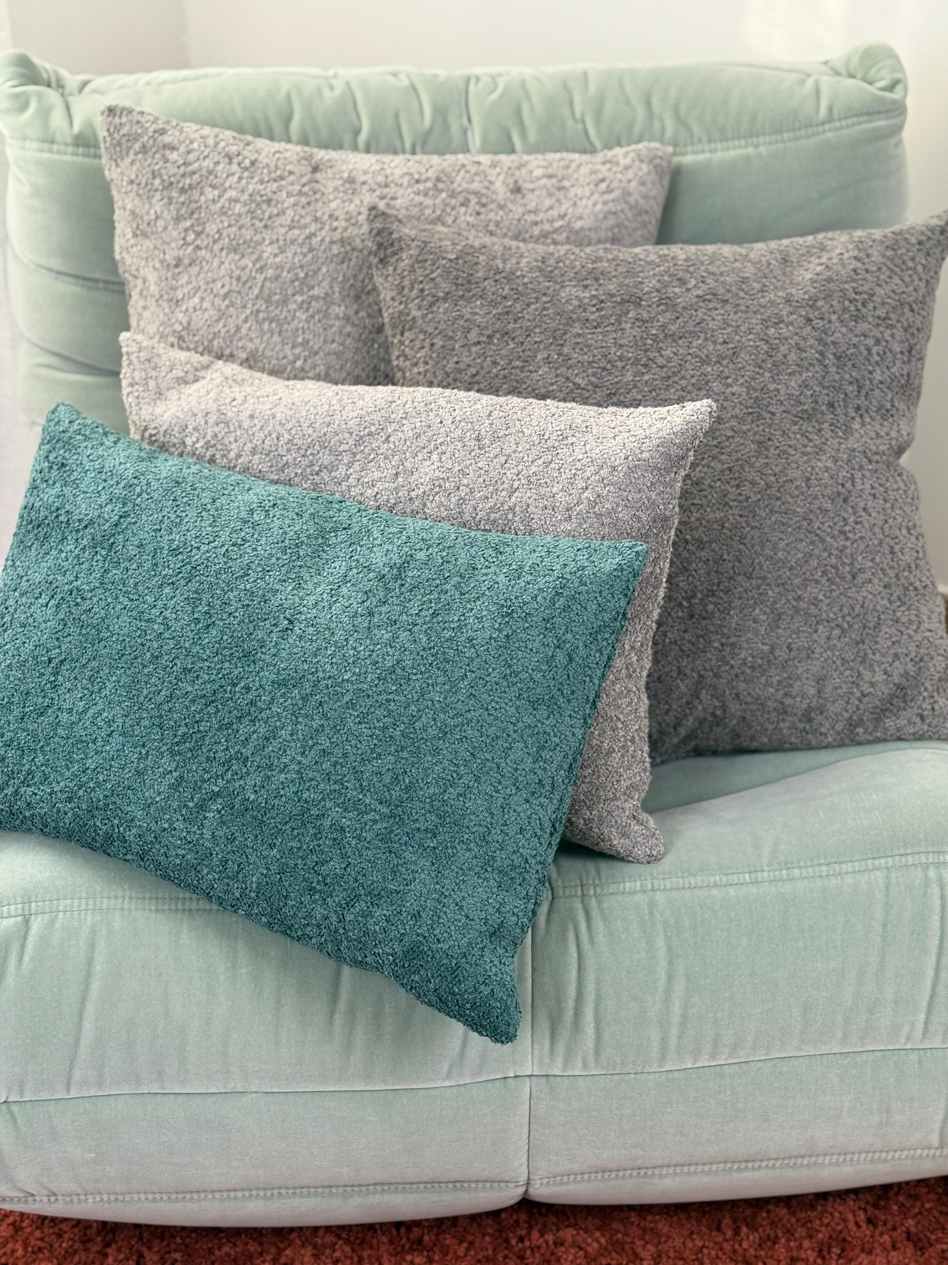 Fodera Cuscino Arredo BOUCLÈ Made in Italy Soggiorno Moreali Tessile Casa