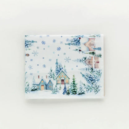 Runner / Centrotavola Twill Cotone Antimacchia WHITE CHRISTMAS