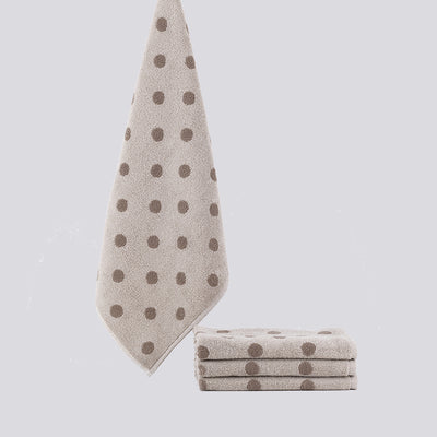 Set Canovacci Tela+Spugna POIS Cucina Moreali Tessile Casa 50 x 70 / 50 x 50 Tortora