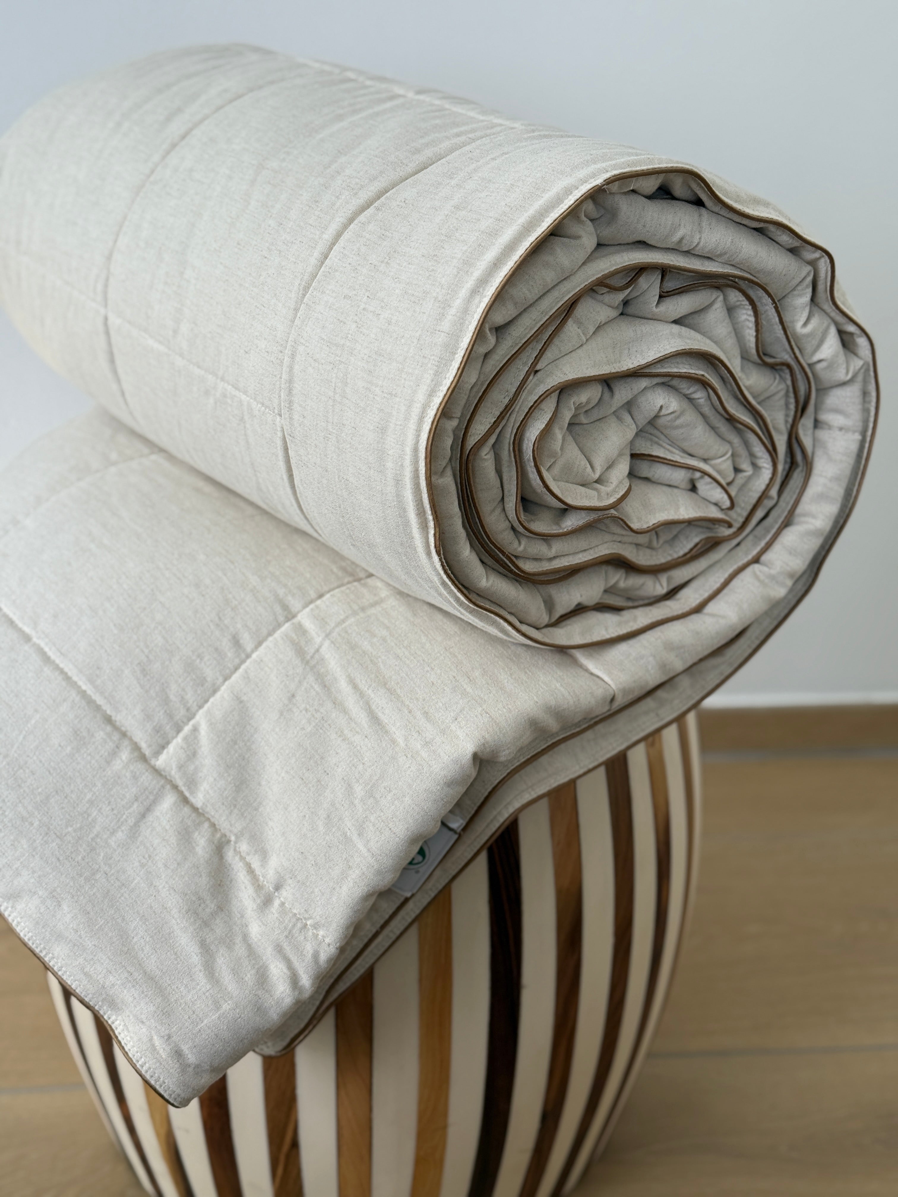 Piumino/Trapuntino Misto Lino MISTRAL Letto Cinelli
