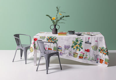 POPUP - Tovaglia Panama di Cotone VIVAIO Cucina TagHouse 150 x 230 Multicolor