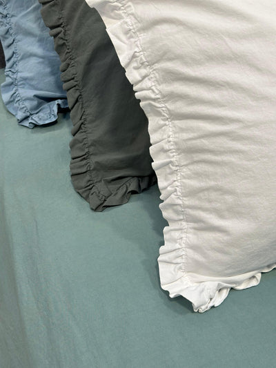 Coppia Federe Cotone No-Stiro FRAPPINA Letto Moreali Tessile Casa