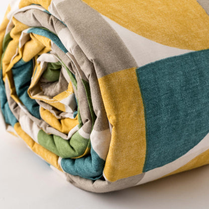 Parure Copripiumino Cotone Stampato Cassio Letto Riviera