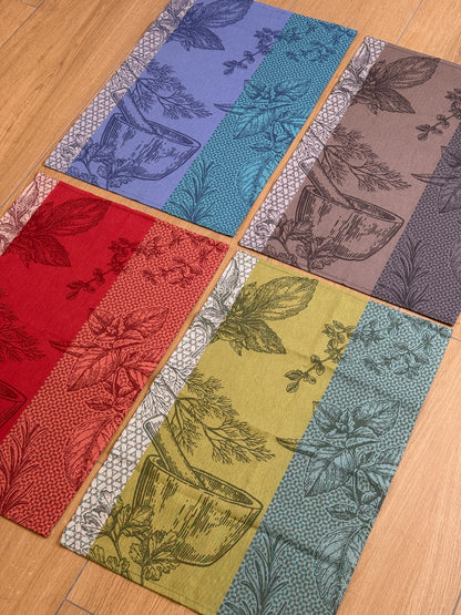 Set Canovacci Tela+Spugna KITCHEN STRIPES Cucina Moreali Tessile Casa