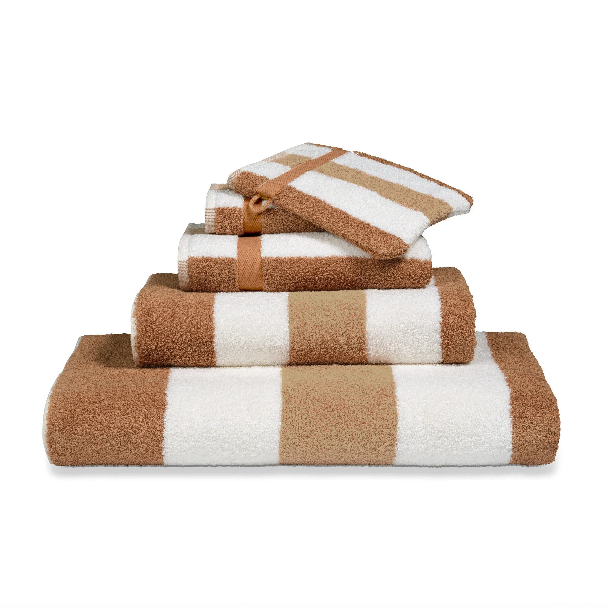 Set Asciugamani Cotone Americano Tinto Filo VANCOUVER Bagno Cogal