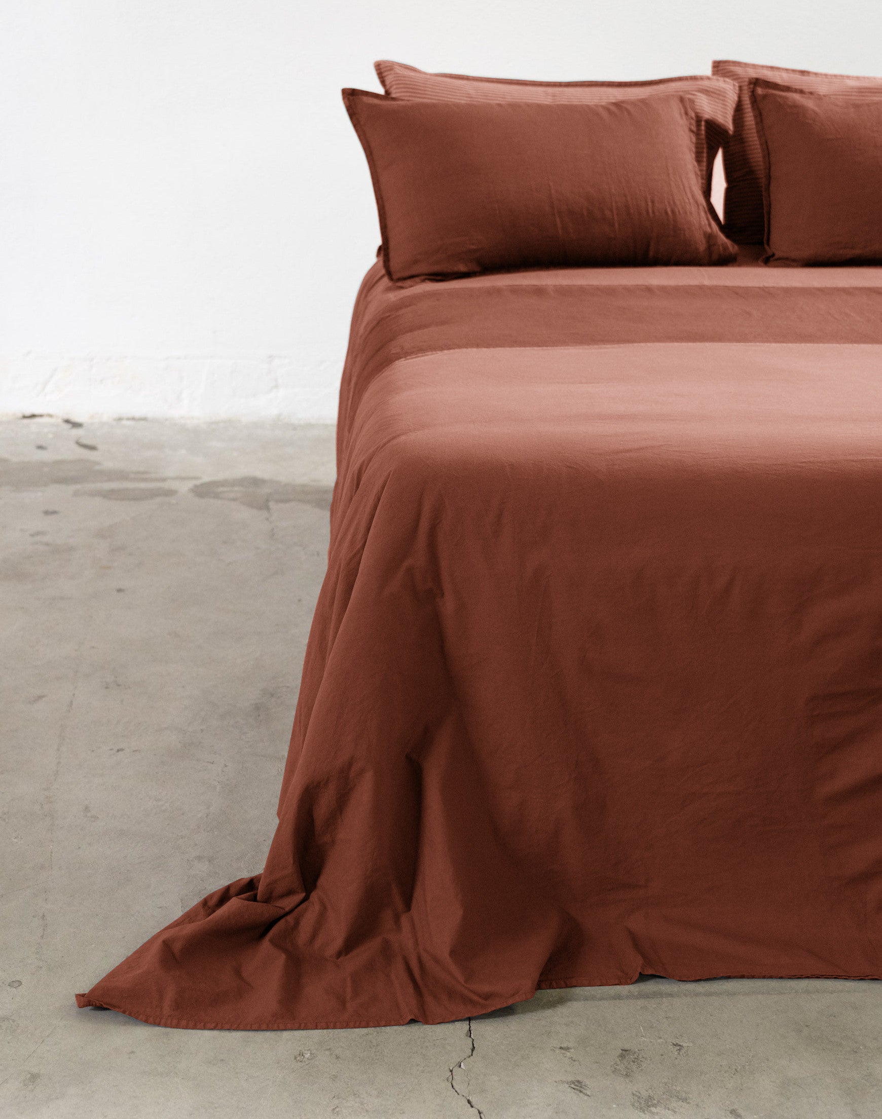 Parure Copripiumino No-Stiro Lino/Cotone NIRANO Letto Moreali Tessile Casa Matrimoniale Marrakech