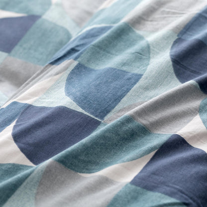 Parure Copripiumino Cotone Stampato Cassio Letto Riviera