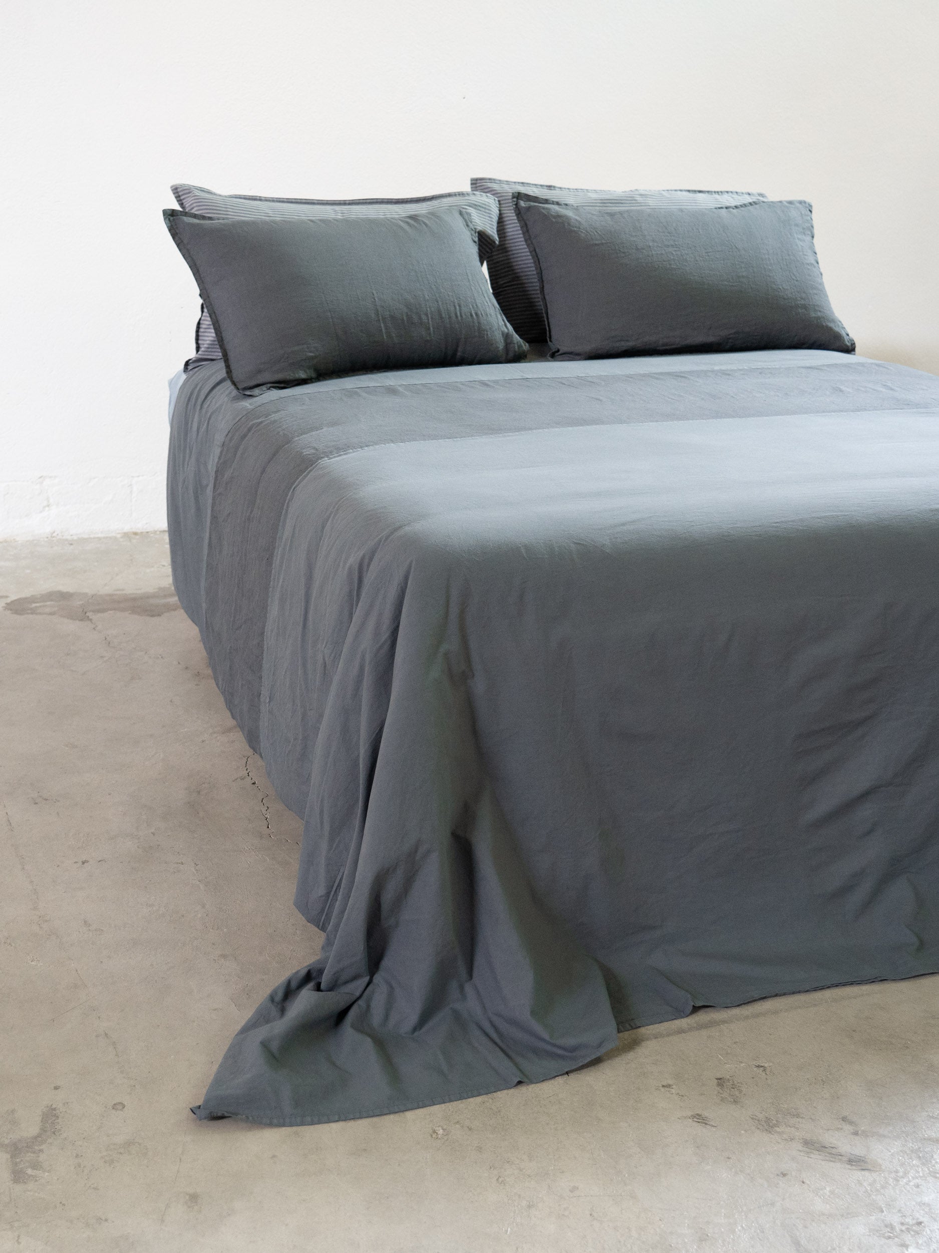 POPUP Parure Copripiumino No-Stiro Lino/Cotone NIRANO Letto Moreali Tessile Casa