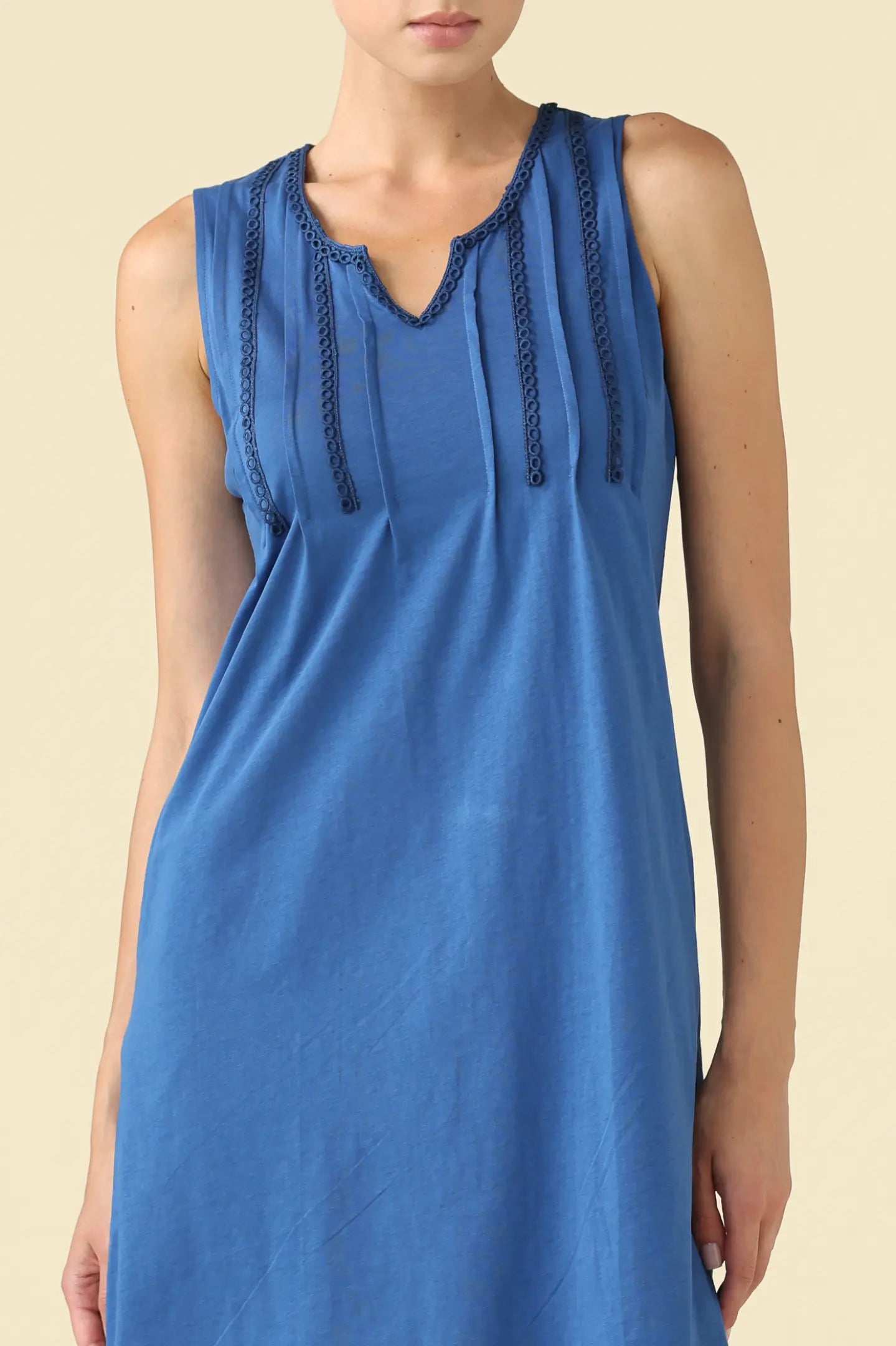 Abitino Donna Corto Cotone Floret Abbigliamento Moreali Tessile Casa