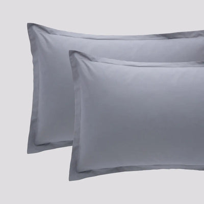Coppia Federe Cotone MADAPOLAM Letto Riviera 50 x 80 Acciaio
