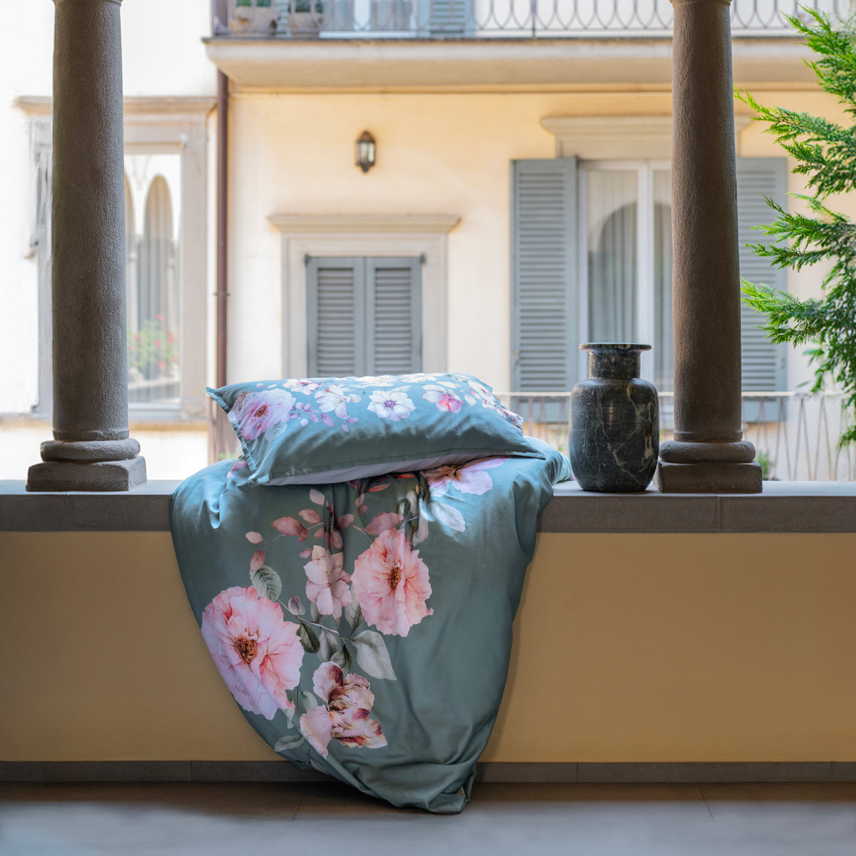 Parure Copripiumino Raso 300TC CHARLOTTE Letto Galizzi