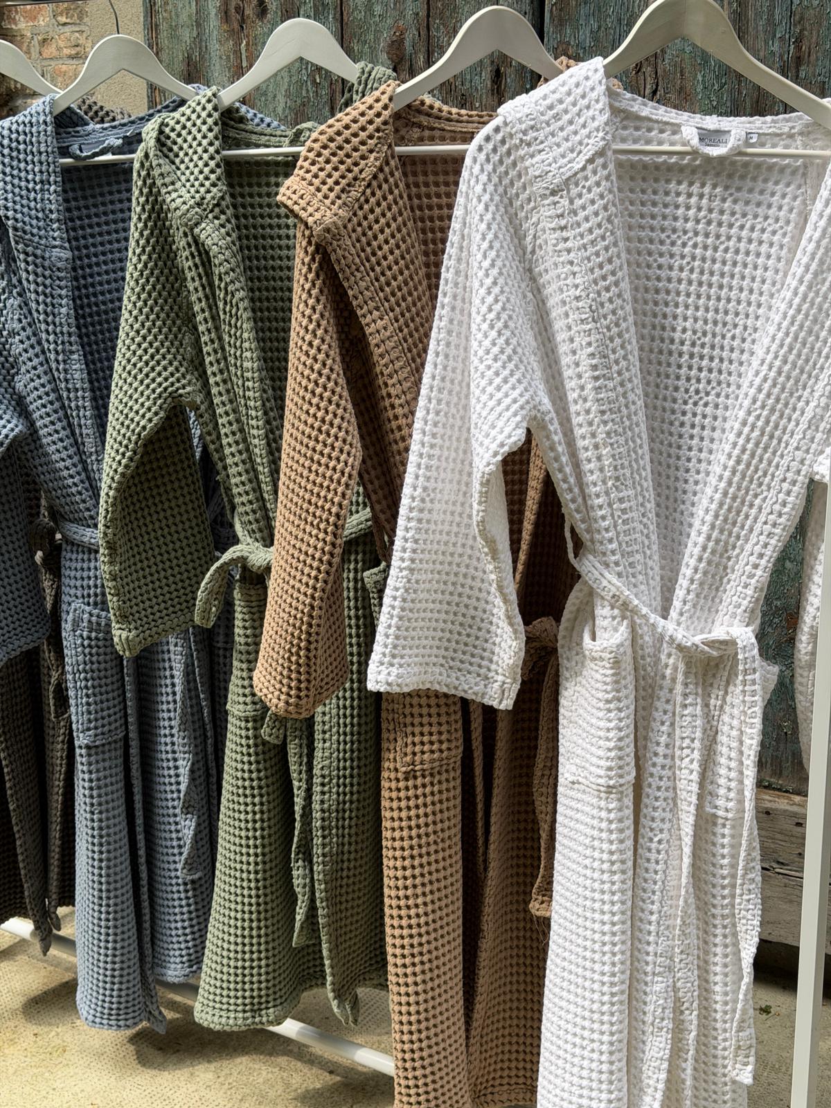 Accappatoio Garment Washed Unisex APE REGINA Bagno Moreali Tessile Casa